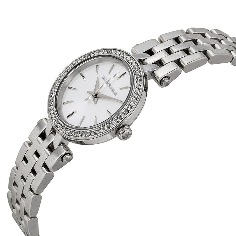 Michael Kors Darci Silver Dial Silver Steel Strap Watch for Women - MK3294