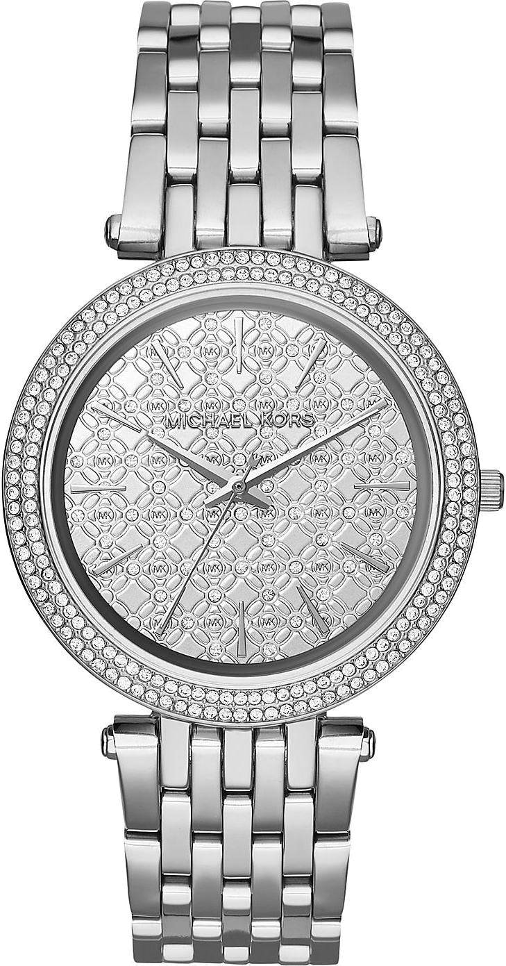 Michael Kors Darci Silver Dial Silver Steel Strap Watch for Women - MK3404
