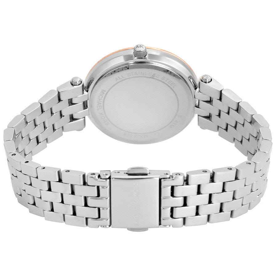 Michael Kors Darci Silver Dial Silver Steel Strap Watch for Women - MK3476