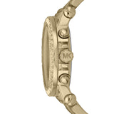 Michael Kors Dylan Quartz Gold Dial Gold Steel Strap Watch For Women - MK5861