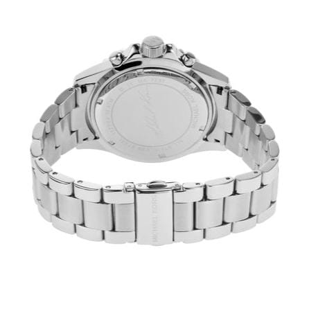 Michael Kors Everest Chronograph Blue Dial Silver Steel Strap Watch For Women - MK7237