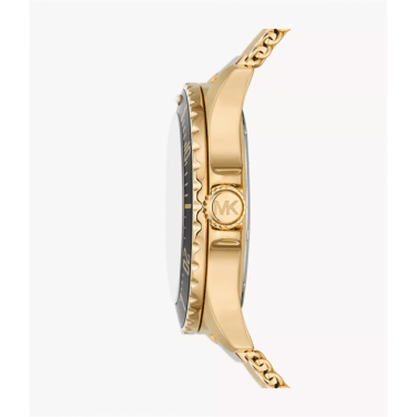 Michael Kors Everest Chronograph Gold Dial Gold Mesh Strap Watch For Men - MK9083