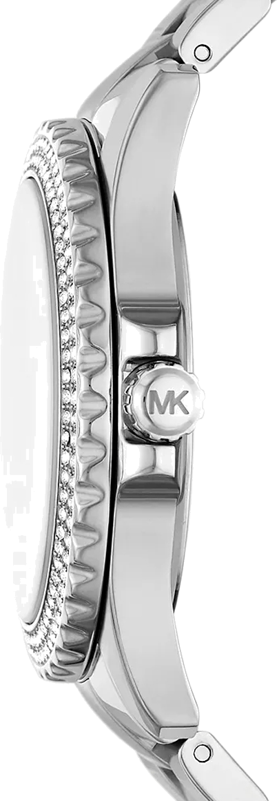 Michael Kors Everest Three hand Silver Dial Silver Steel Strap Watch For Women - MK7403
