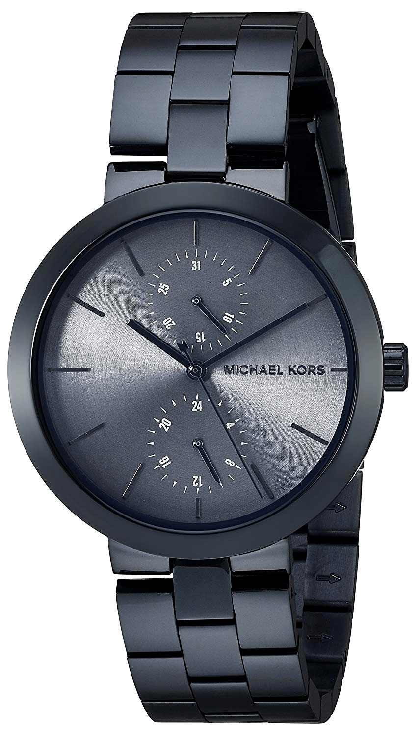 Michael Kors Garner Chronograph Quartz Blue Dial Blue Steel Strap Watch For Women - MK6410