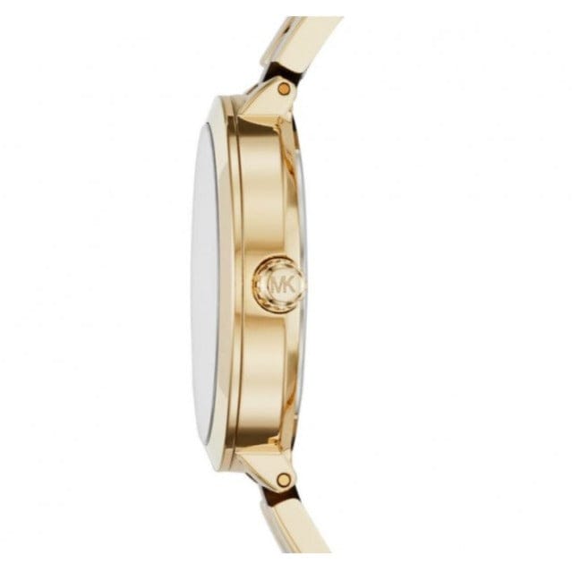 Michael Kors Garner Multifunction Gold Dial Two Tone Steel Strap Watch For Women - MK6471