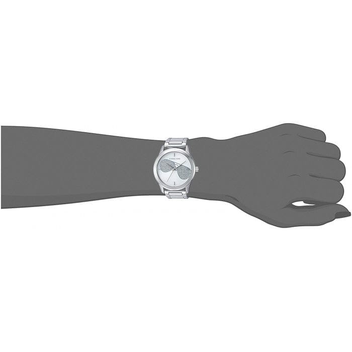 Michael Kors Harman Analog Silver Dial Silver Steel Strap Watch For Women - MK3672