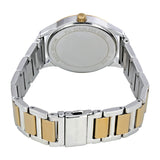 Michael Kors Hartman Quartz White Dial Two Tone Steel Strap Watch For Women - MK3521