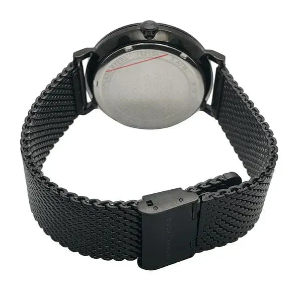 Michael Kors Irving Quartz Black Dial Black Mesh Bracelet Watch For Men - MK8742