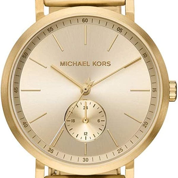 Michael Kors Irving Quartz Gold Dial Gold Mesh Strap Watch For Men - MK8741
