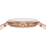 Michael Kors Jaryn Analog Gold Dial Pink Steel Strap Watch For Women - MK4343