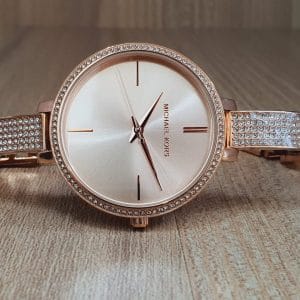 Michael Kors Jaryn Quartz Rose Gold Dial Rose Gold Steel Strap Watch For Women - MK3785