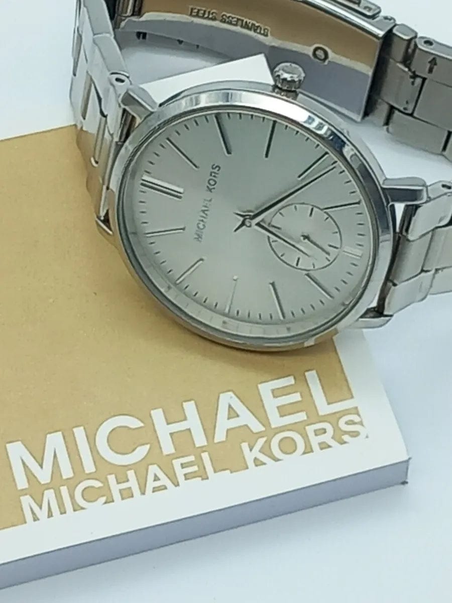 Michael Kors Jaryn Quartz Silver Dial Silver Steel Strap Watch For Women - MK3499