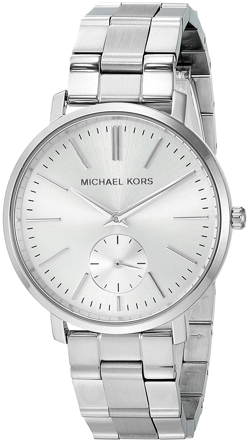 Michael Kors Jaryn Quartz Silver Dial Silver Steel Strap Watch For Women - MK3499