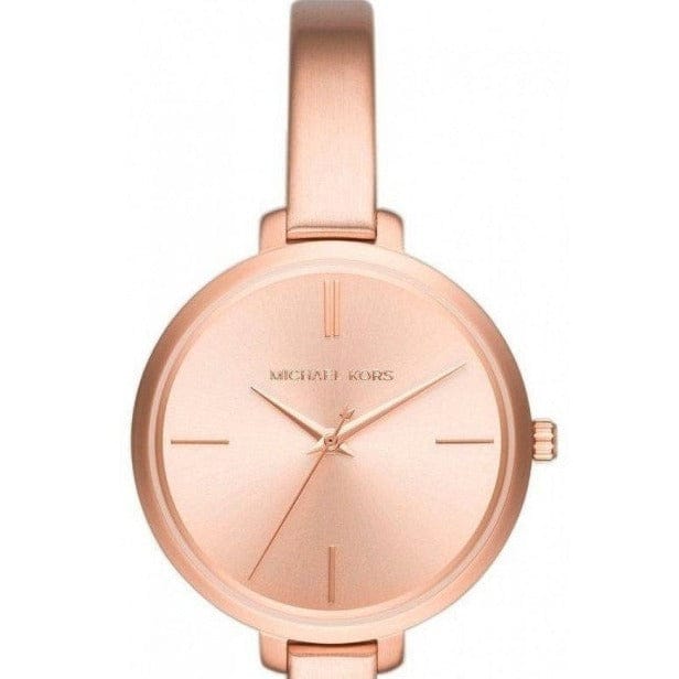Michael Kors Jaryn Rose Gold Dial Rose Gold Steel Strap Watch For Women - MK3547