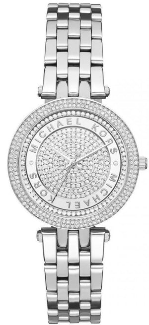 Michael Kors Darci Silver Dial Silver Steel Strap Watch for Women - MK3476