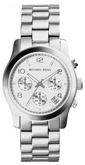 Michael Kors Runway Silver Dial Silver Steel Strap Watch for Women - MK5076