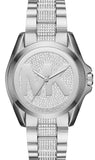 Michael Kors Bradshaw Silver Dial Silver Stainless Steel Strap Watch for Women - MK6486