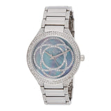 Michael Kors Kerry Mother of Pearl Dial Silver Strap Watch for Women - MK3480