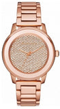 Michael Kors Kinley Rose Gold Dial Rose Gold Steel Strap Watch for Women - MK6210