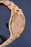 Michael Kors Mini Slim Runway Chronograph Quartz Rose Gold Dial Rose Gold Steel Strap Watch For Women - MK3205