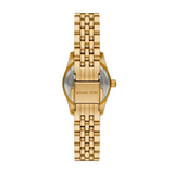 Michael Kors Lauryn Analog Green Dial Gold Steel Strap Watch for Women - MK4737