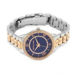 Michael Kors Lauryn Quartz Blue Dial Two Tone Steel Strap Watch For Women - MK3929