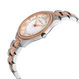 Michael Kors Lauryn Mother of Pearl Dial Two Tone Steel Strap Watch For Women - MK3979