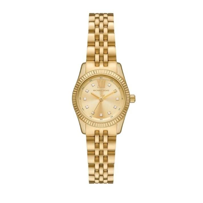Michael Kors Lexington Analog Gold Dial Gold Steel Strap Watch for Women - MK4741