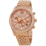 Michael Kors Lexington Rose Gold Dial Rose Gold Stainless Steel Strap Watch for Men - MK8580