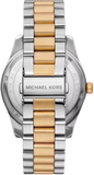 Michael Kors Lexington Quartz Green Dial Two Tone Steel Strap Watch For Men - MK9063