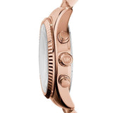 Michael Kors Lexington Rose Gold Dial Rose Gold Steel Strap Watch for Women - MK5569