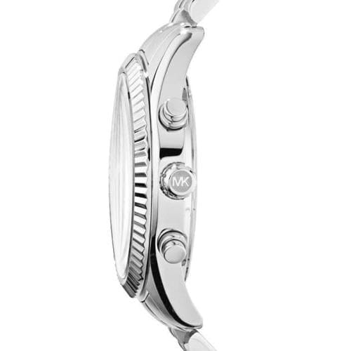 Michael Kors Lexington Silver Dial Silver Steel Strap Watch for Men - MK8405