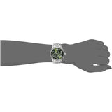 Michael Kors Lexington Quartz Green Dial Silver Steel Strap Watch For Women - MK6222