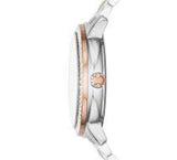 Michael Kors Madelyn Silver Dial Two Tone Steel Strap Watch for Women - MK6288