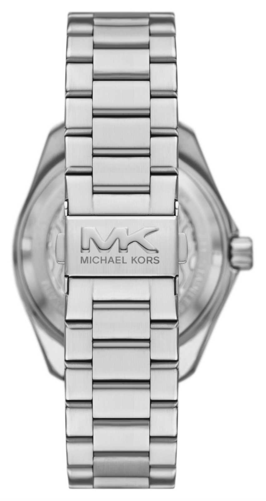 Michael Kors Maritime Analog Black Dial Silver Steel Strap Watch for Men - MK9161