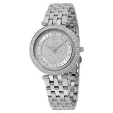 Michael Kors Darci Silver Dial Silver Steel Strap Watch for Women - MK3476