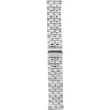 Michael Kors Lexington Chronograph Silver Dial Silver Steel Strap Watch For Men - MK8789