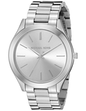 Michael Kors Slim Runway Silver Dial Silver Stainless Steel Strap Watch for Women - MK3178