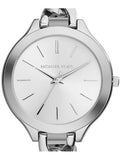 Michael Kors Slim Runway Silver Dial Silver Steel Strap Watch for Women - MK3279