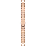 Michael Kors Mini Slim Runway Rose Gold Dial Rose Gold Steel Strap Watch For Women - MK3457