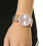 Michael Kors Darci Rose Gold Dial Rose Gold Steel Strap Watch for Women - MK3507