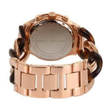 Michael Kors Runway Rose Gold Dial Two Tone Steel Strap Watch for Women - MK4269