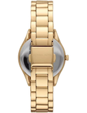 Michael Kors Lauryn Quartz Mother of Pearl Gold Dial Gold Steel Strap Watch For Women - MK4490