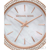 Michael Kors Darci Quartz Mother of Pearl White Dial Rose Gold Mesh Bracelet Watch For Women - MK4519