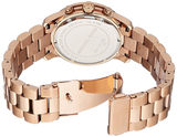 Michael Kors Runway Rose Gold Dial Rose Gold Steel Strap Watch for Women - MK5128