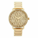 Michael Kors Portia Quartz Gold Dial Gold Steel Strap Watch For Women - MK3886