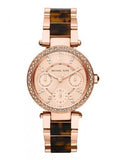 Michael Kors Parker Gold Dial Two Tone Steel Strap Watch for Women - MK5841