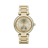 Michael Kors Skylar Gold Dial Gold Steel Strap Watch for Women - MK5867