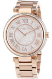 Michael Kors Skylar Rose Gold Dial Rose Gold Steel Strap Watch for Women - MK5868