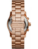 Michael Kors Runway Iridescent Dial Rose Gold Steel Strap Watch for Women - MK5940